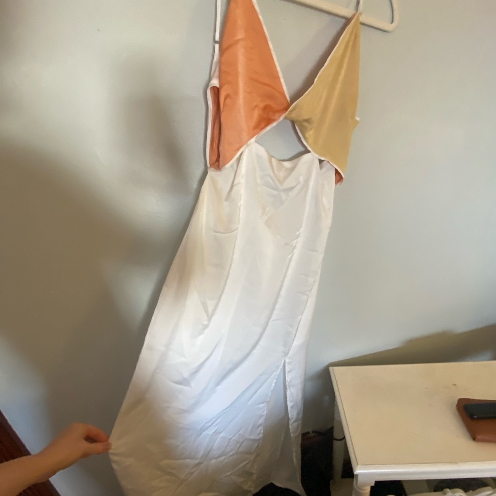 Elegant Color Block Dress